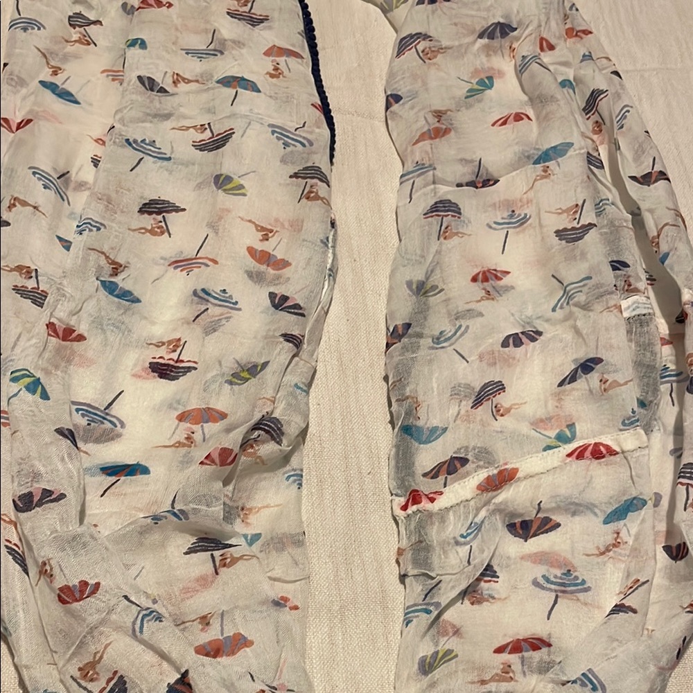 Colorful Umbrella Print Scarf